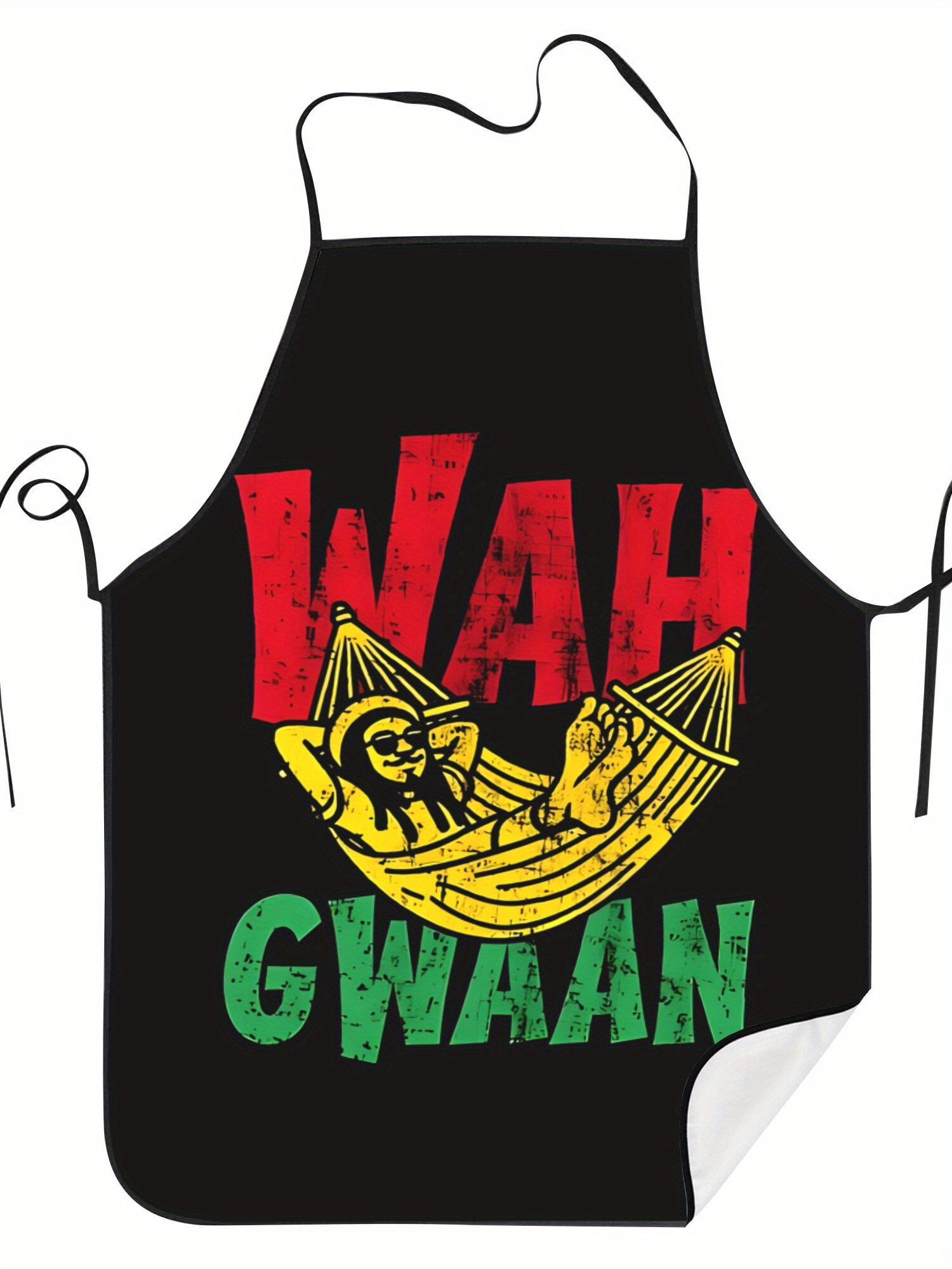 Baking Kitchen Design - Wah Gwaan Sloth Hammock Apron Jamaica