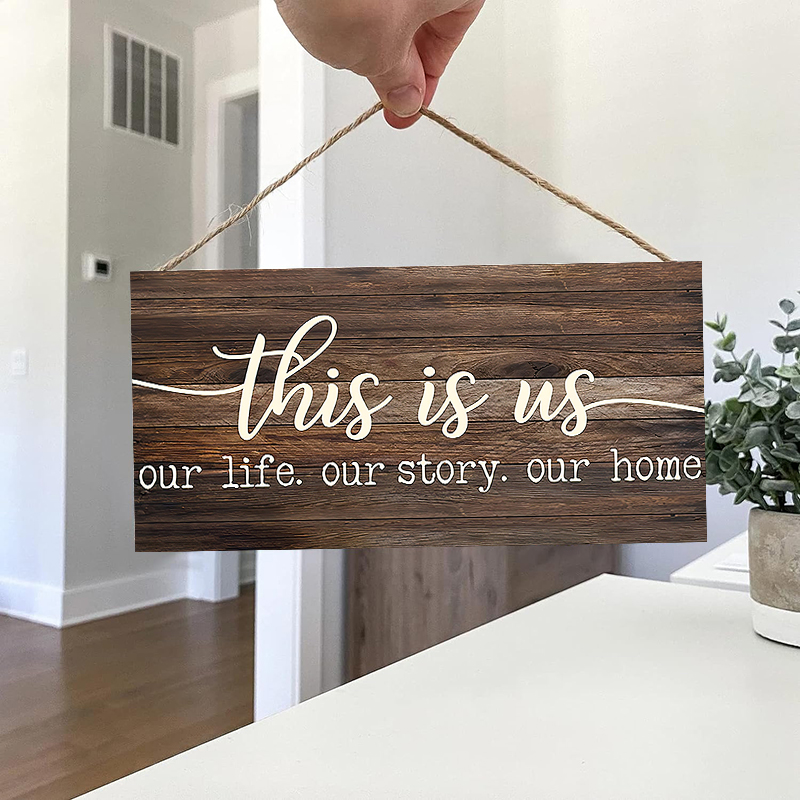 Kitchen Q - Rustic This is us Wall Hanging