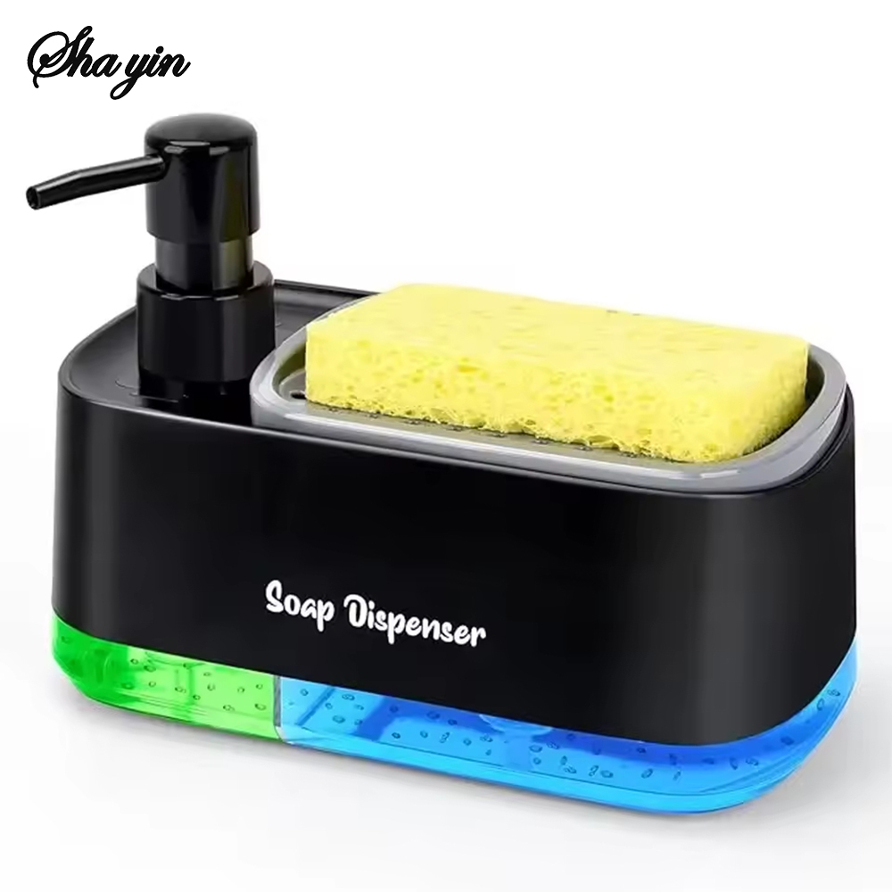 Kitchen Baking Utensil Set - 3-in-1 Hand And Dish Soap Dispenser
