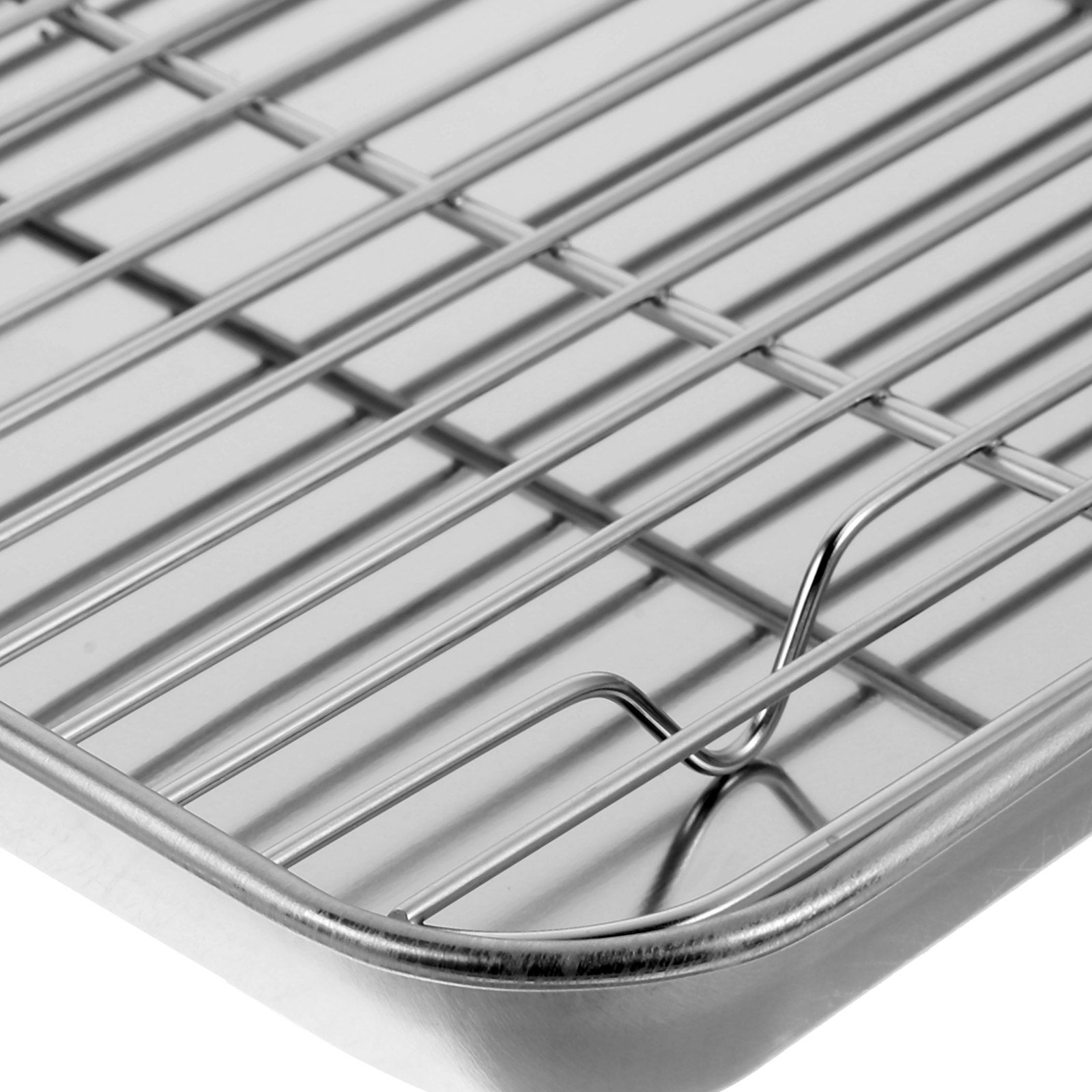 Cooling Rack Wire - 2 Pieces Set Stainless Steel Baking