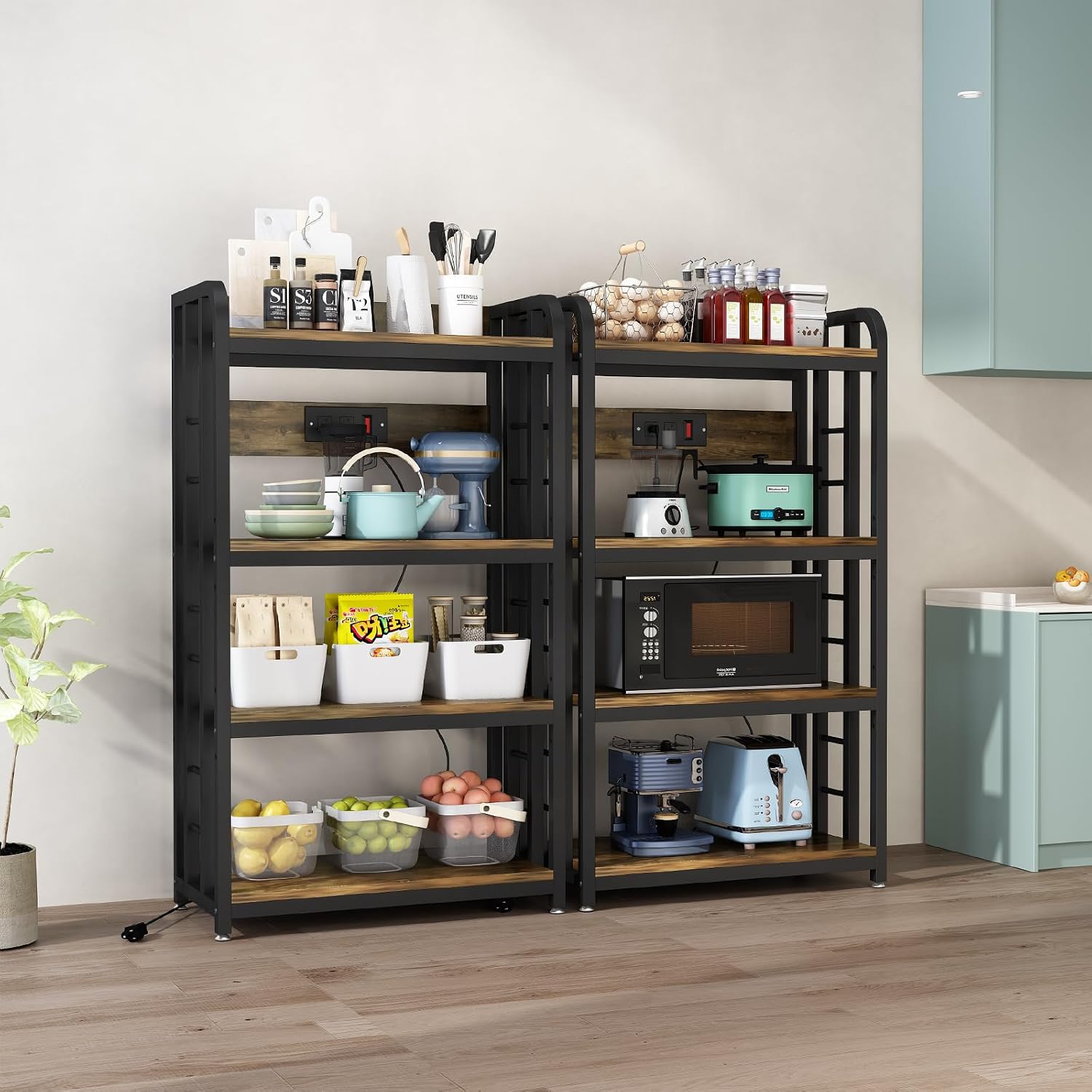 4 Tier Kitchen Bakers Rack Wit - Kitchen Baker review and price