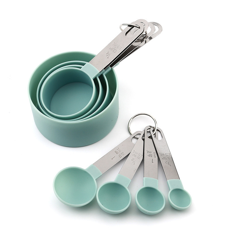 8PCS Measuring Cups Spoons Set - Kitchen Baking Utensil Set review and price