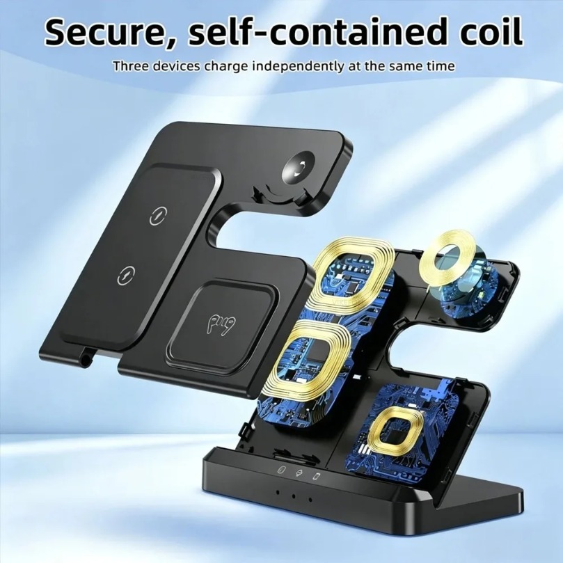 3 in 1 Fast Wireless Charger F - Cooling Rack Wire review and price