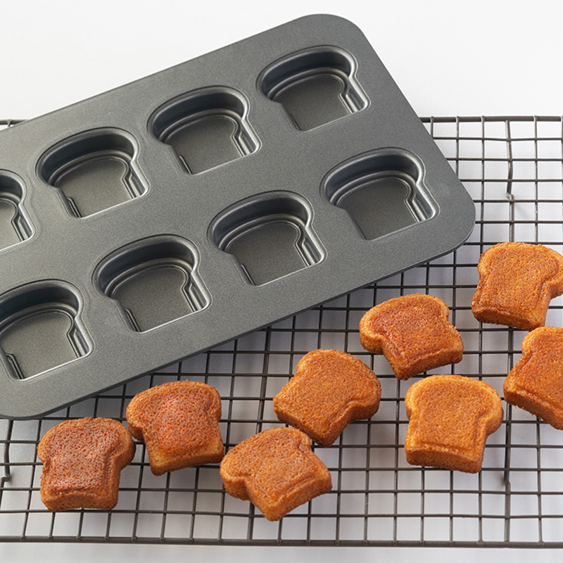 8 Cavity Toast Bread Pattern C - Kitchen Accessories For Baking review and price