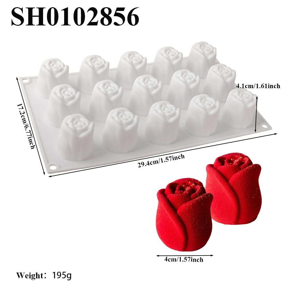 Valentine's Day 15-Cell Rose B - Baking Kitchen Design review and price