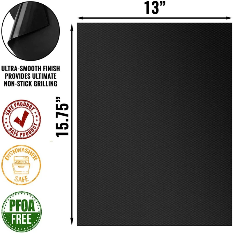 5Pcs Boxed 33X40X0.2mm BBQ Bar - Super Kitchen Baking Mat review and price