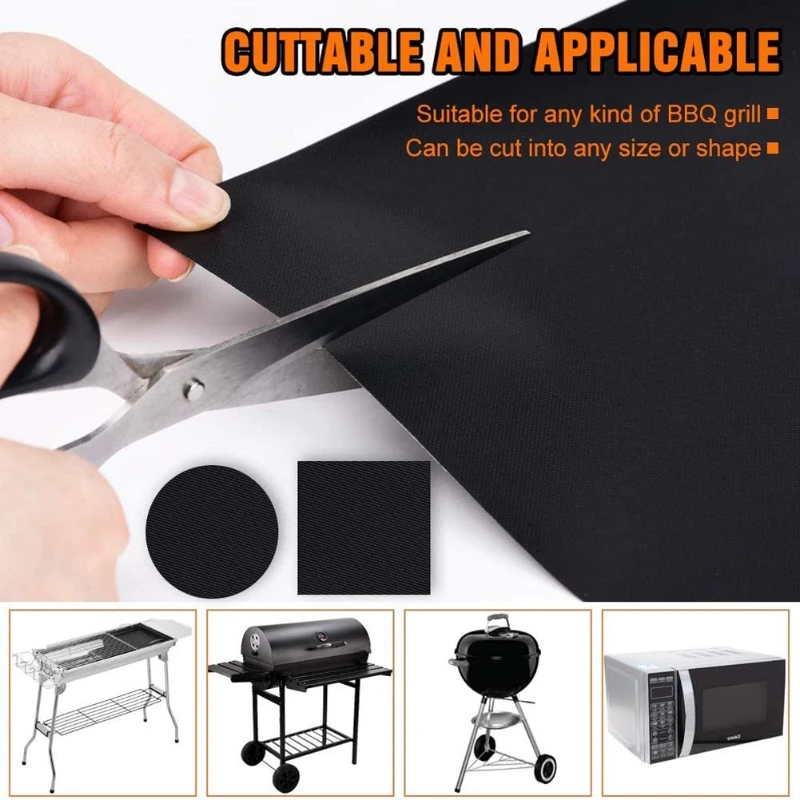5Pcs Boxed 33X40X0.2mm BBQ Bar - Super Kitchen Baking Mat review and price