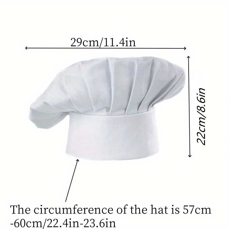 3pcs Chef Hat Adult Adjustable - Kitchen Baker review and price