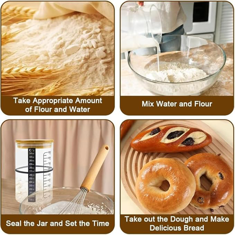 Sourdough Starter Jar Kit Sour - Kitchen Baking Store review and price