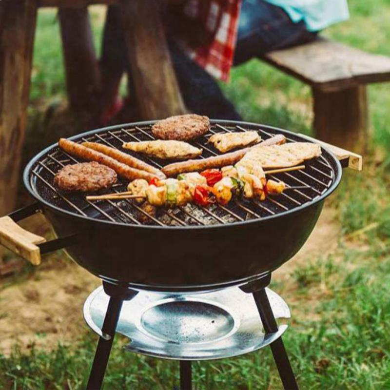 1Pc Stainless Steel Round BBQ  - Super Kitchen Baking Mat review and price