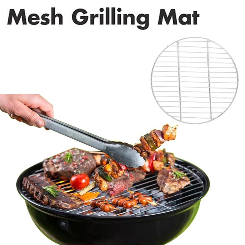 1Pc Stainless Steel Round BBQ  - Super Kitchen Baking Mat review and price
