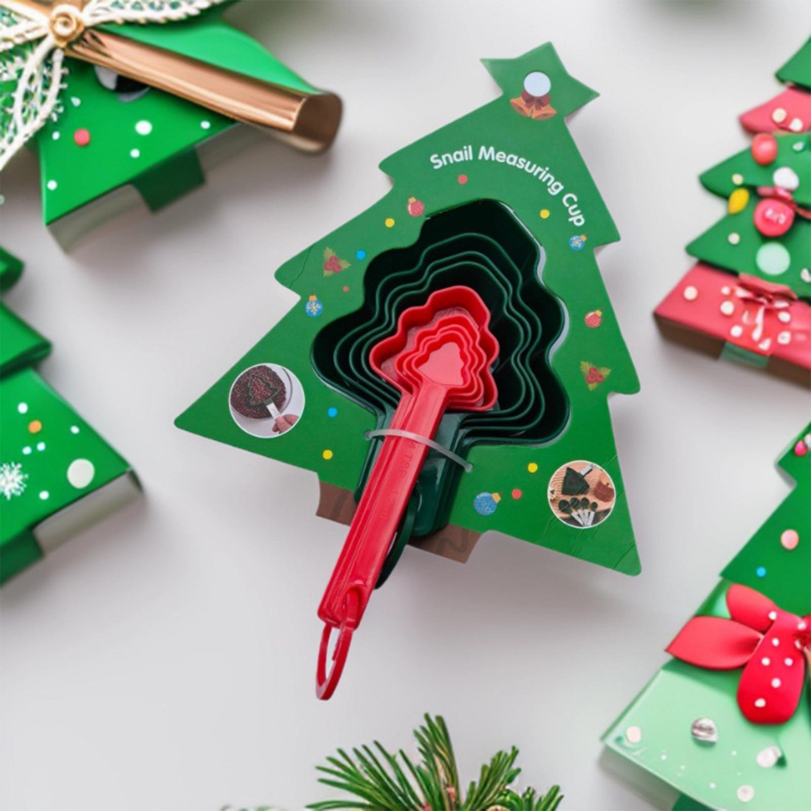 Christmas Measuring Cups And S - Kitchen Baking Utensil Set review and price