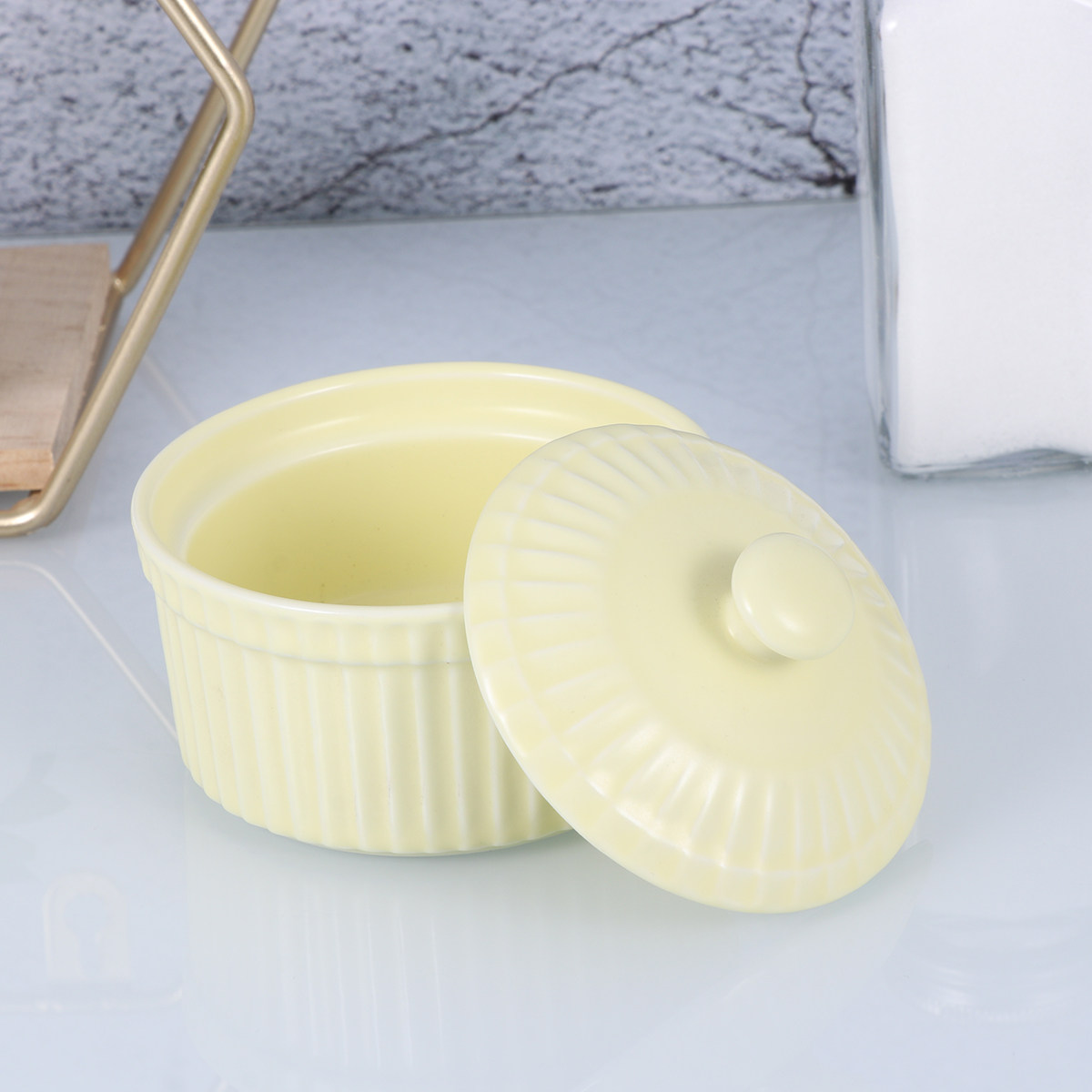 Ceramic Baking Bowl with Lid H - Kitchen Baking Bowls review and price