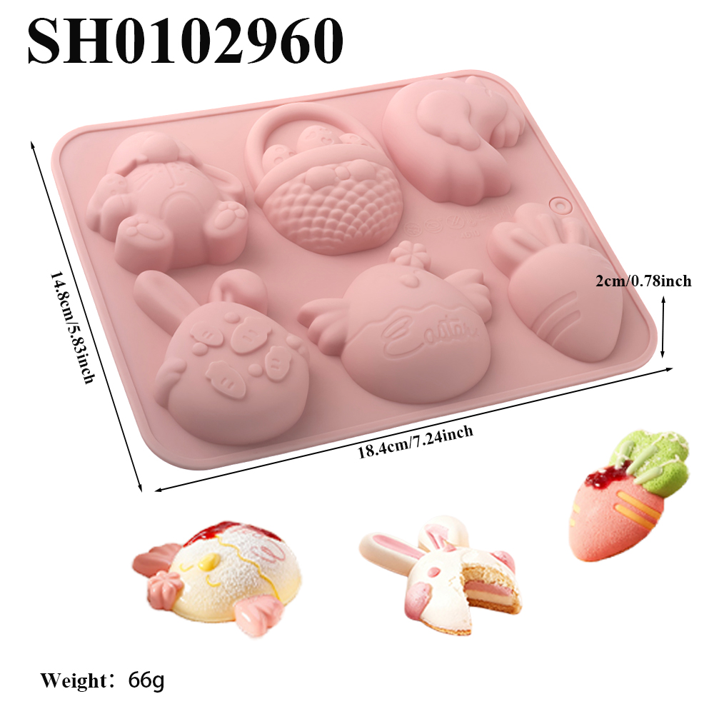 Easter Silicone Cake Mold 6-Ce - Baking Kitchen Design review and price