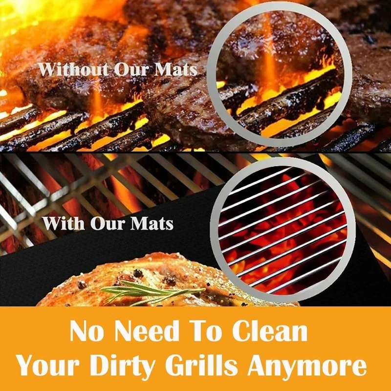 5 pcs Teflon Grilling Mat Non  - Super Kitchen Baking Mat review and price
