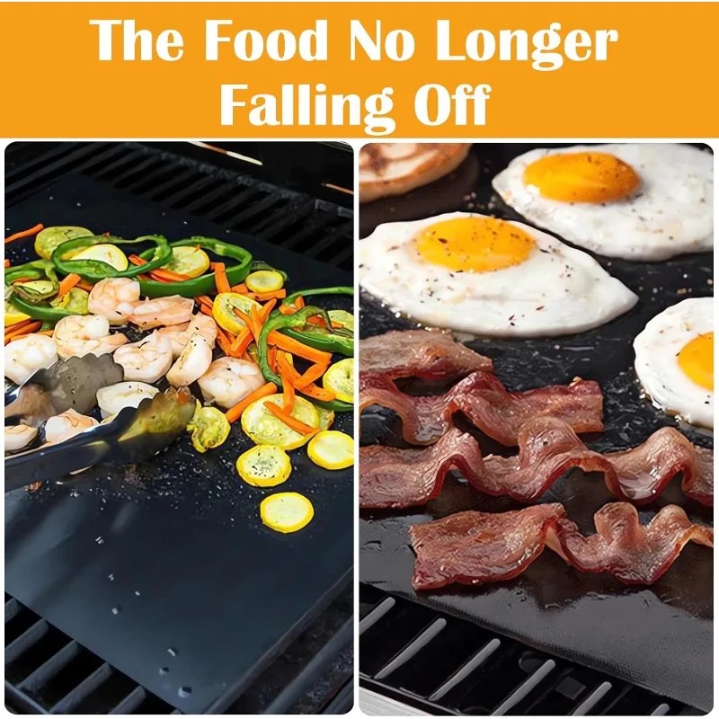 5 pcs Teflon Grilling Mat Non  - Super Kitchen Baking Mat review and price