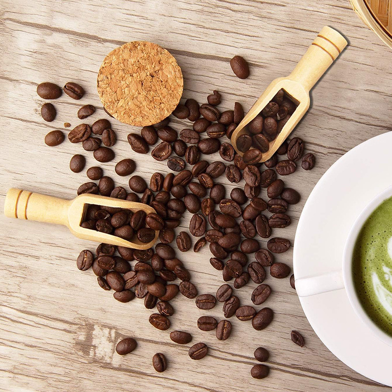 2/5PCS Wooden Coffee Scoop Set - Kitchen Baking Utensil Set review and price