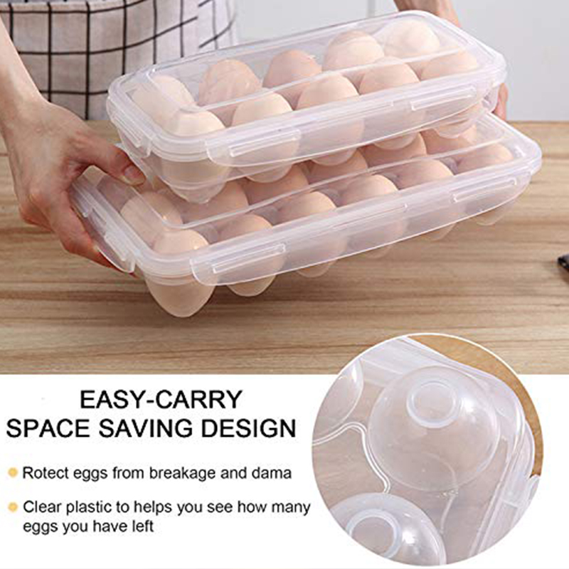 1/2pc 10Grids Egg Storage Box  - Kitchen Q review and price