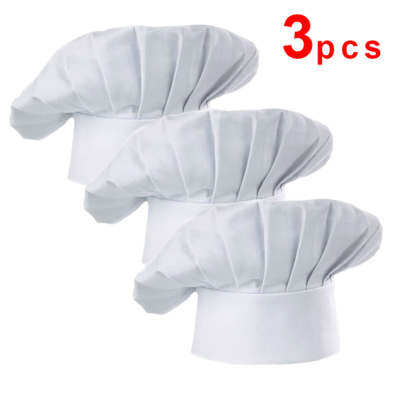 3pcs High22cm Cook Hat White C - Kitchen Baker review and price