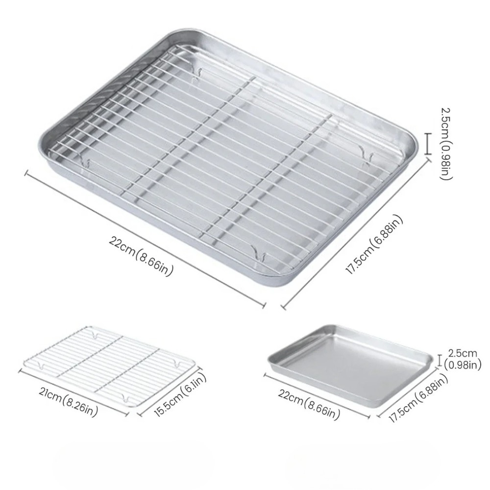 Stainless Steel Baking Sheet w - Cooling Rack Wire review and price