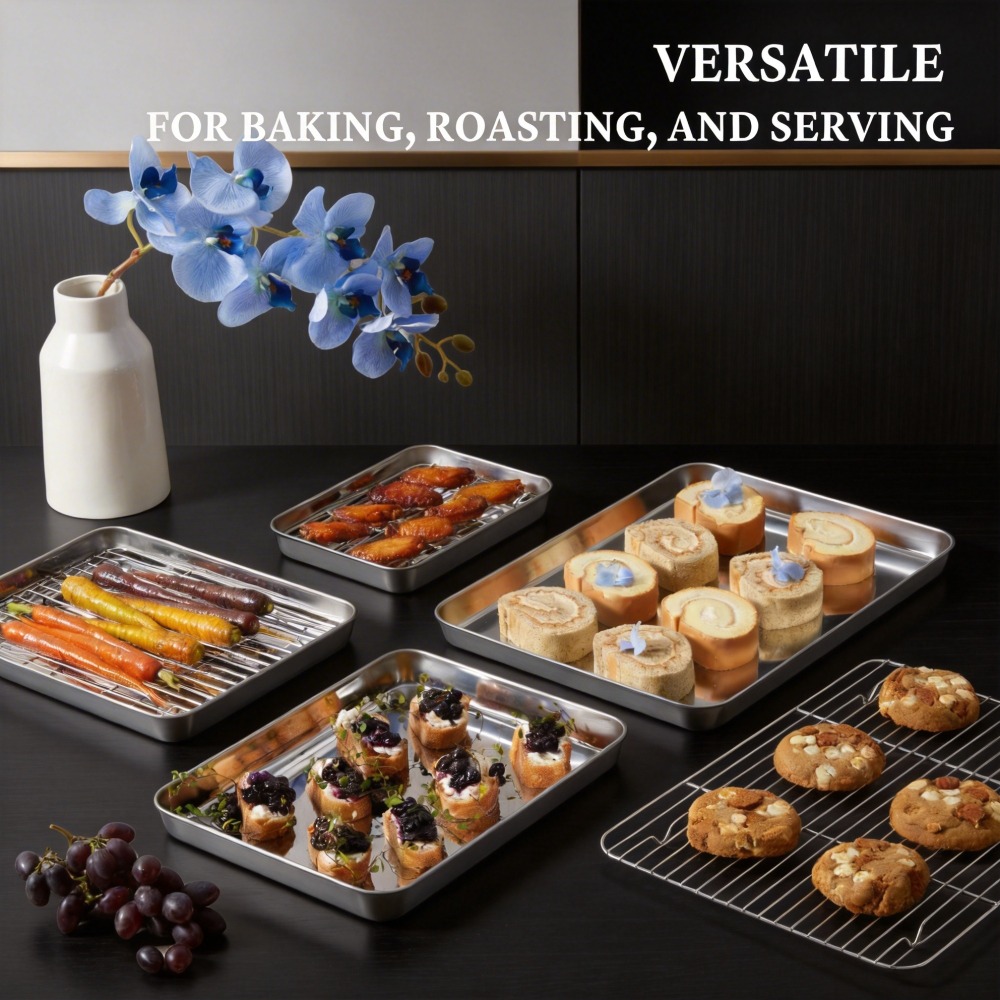 Stainless Steel Baking Sheet w - Cooling Rack Wire review and price