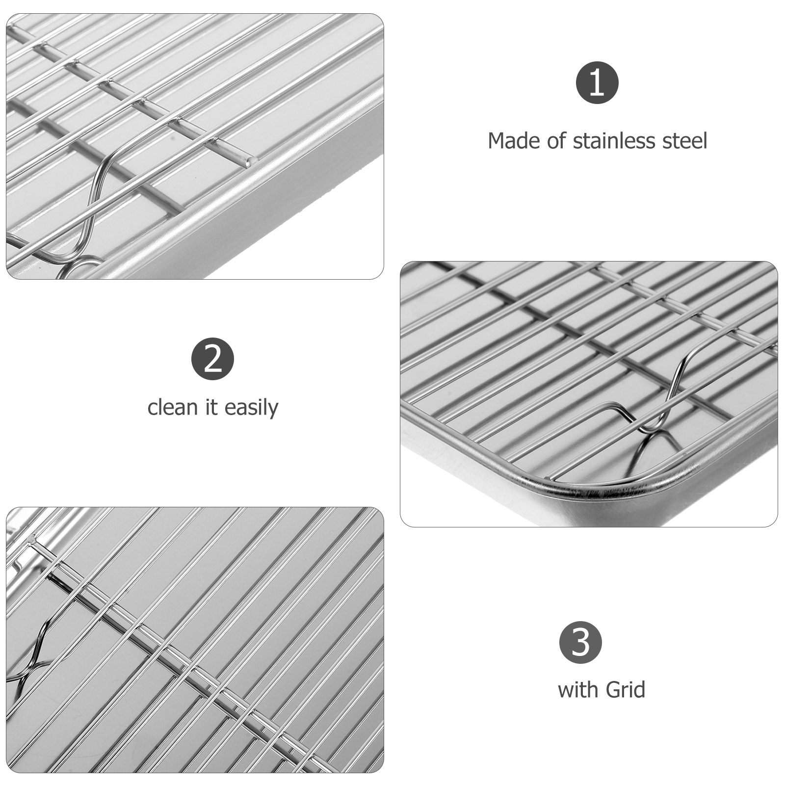 2 Pieces Set Stainless Steel B - Cooling Rack Wire review and price