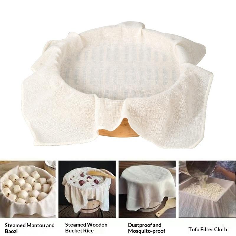 3Pcs Round Pure Cotton Steamer - Kitchen Accessories For Baking review and price