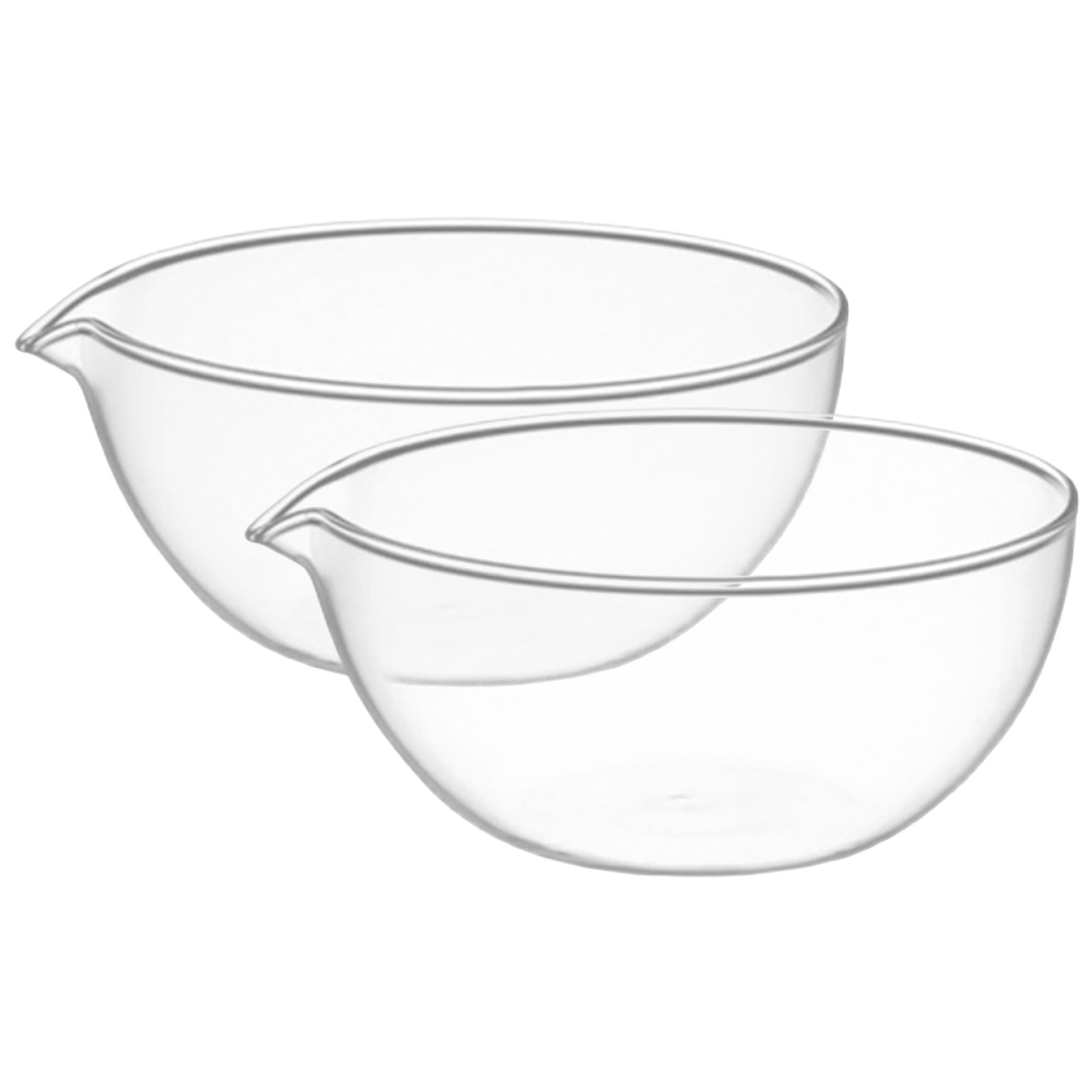 2Pcs Glass Bowl Clear 17Oz Pou - Kitchen Baking Bowls review and price