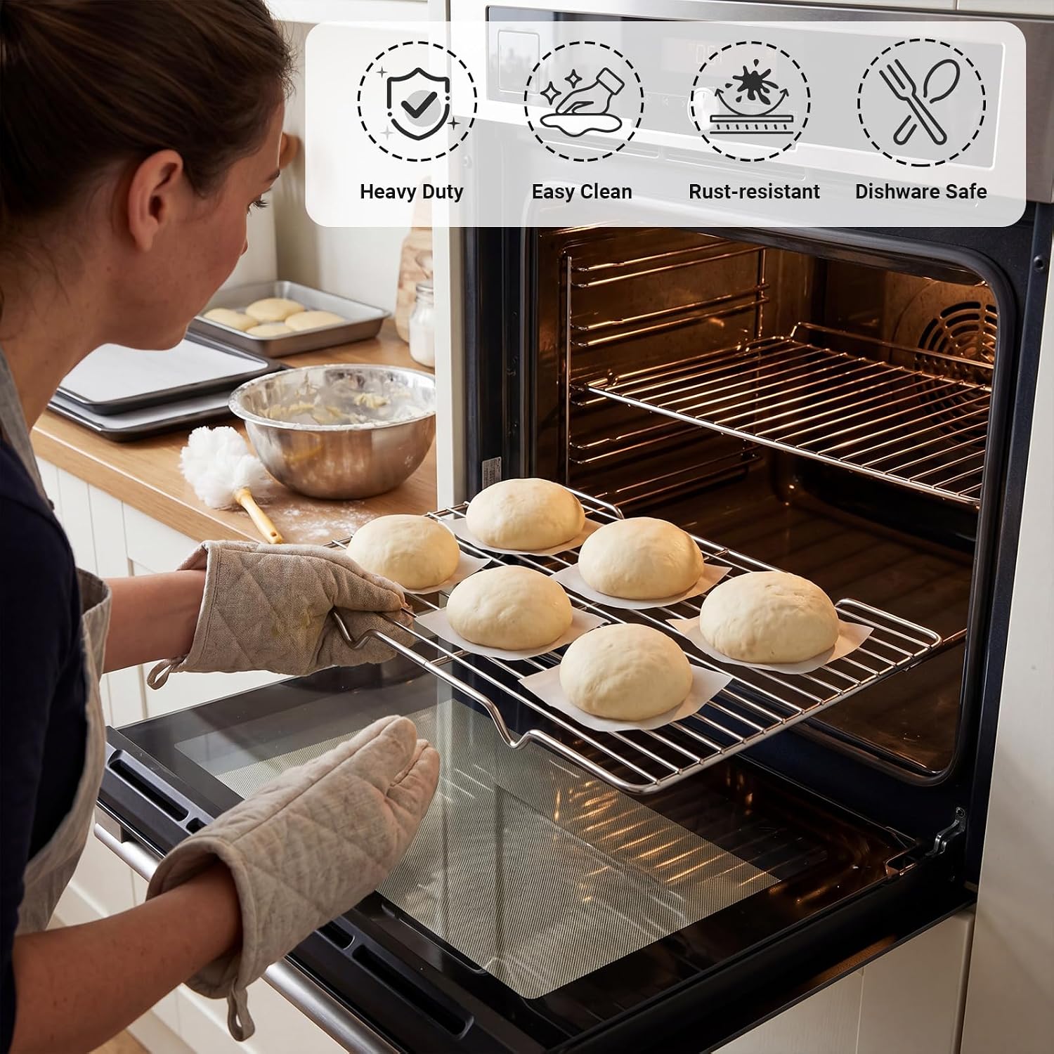 2 Pack Cooling Racks, 5L x 10. - Cooling Rack Wire review and price