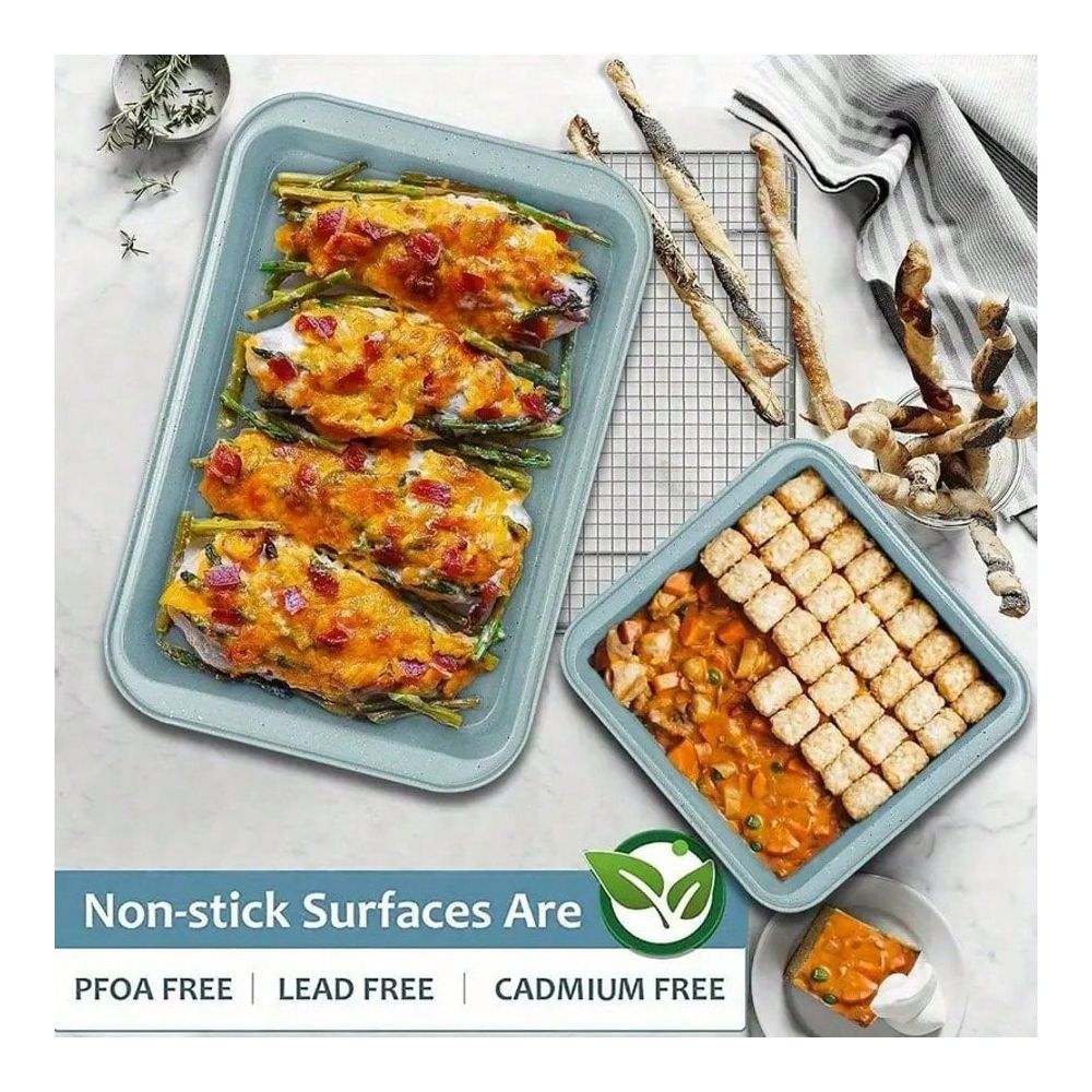 10 Piece Bakeware Set, NonStic - Kitchen Accessories For Baking review and price