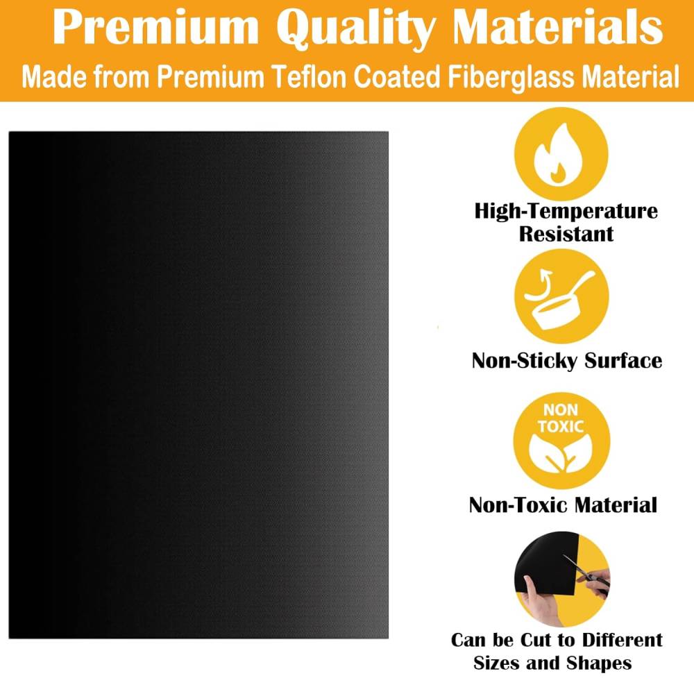 1-10PCS BBQ Grill Mat Non-stic - Super Kitchen Baking Mat review and price