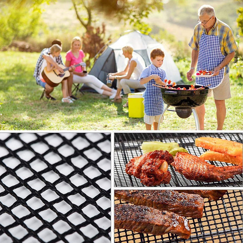2PC/1PC Non Stick BBQ Grill Me - Super Kitchen Baking Mat review and price
