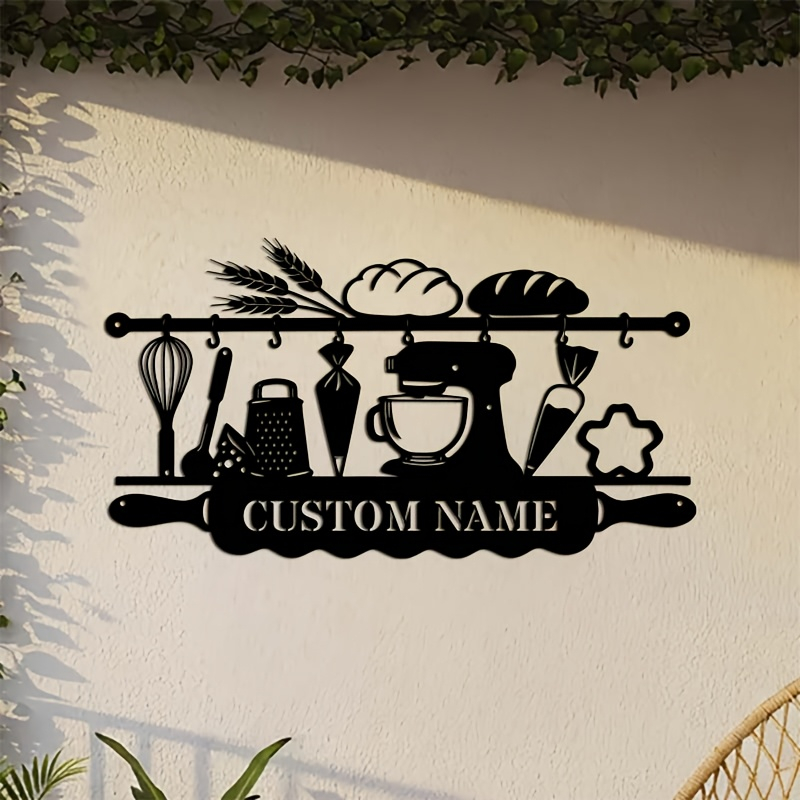 Personalized Kitchen Iron Wall - Baking In Kitchen review and price