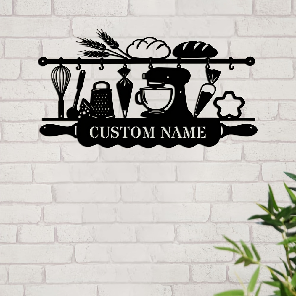 Personalized Kitchen Iron Wall - Baking In Kitchen review and price