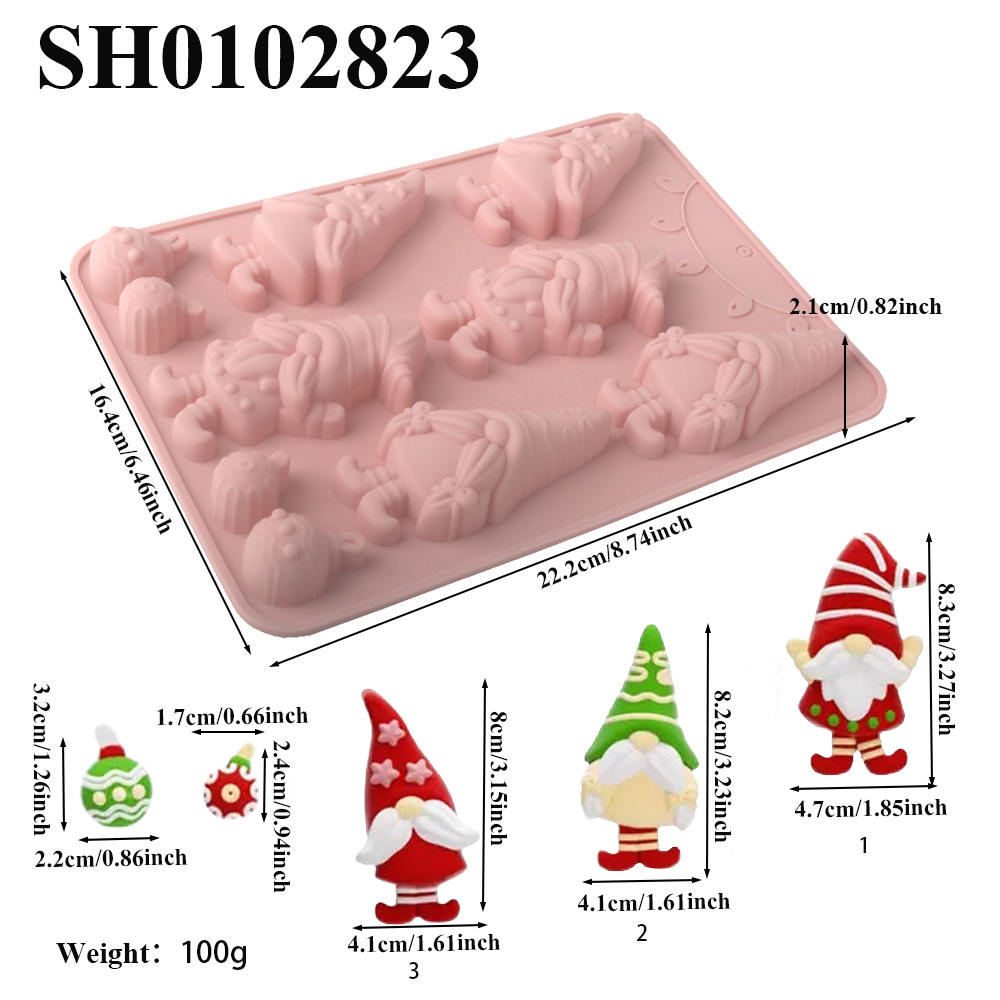 Christmas Element Silicone Cho - Baking Kitchen Design review and price