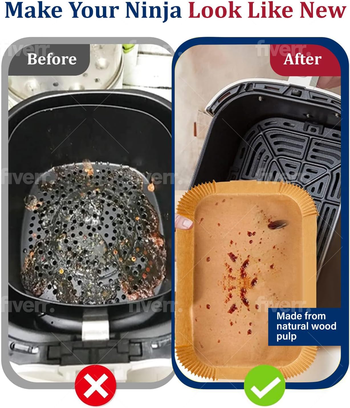 Air Fryer Cooking Baking Paper - Ninja Air Fryer Af300 review and price