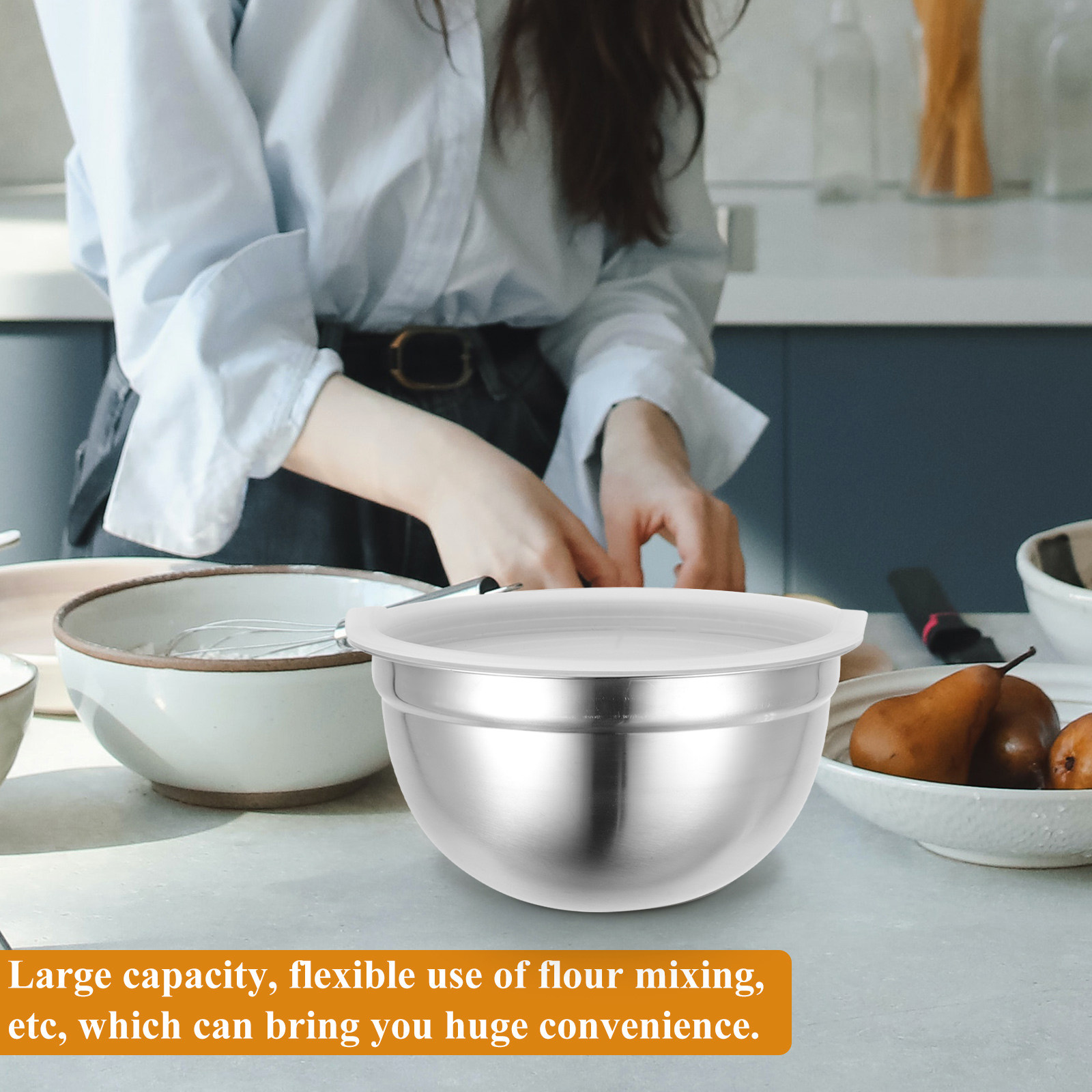 Stainless Steel Mixing Bowl La - Kitchen Baking Bowls review and price